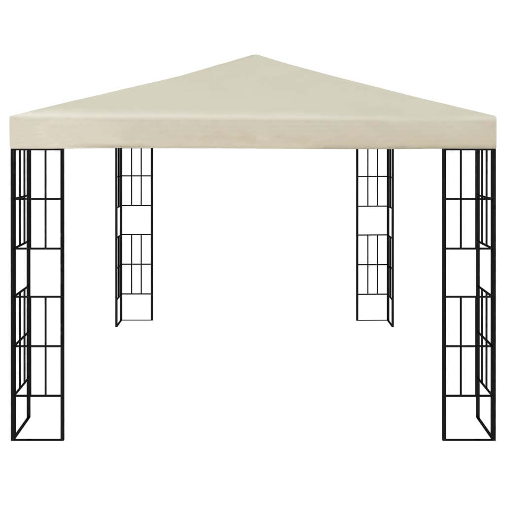 Liggende Luifel – Tuinpaviljoen – Tuinkamer – Pergola – Zonnescherm – 3x3 Meter – Stalen Frame Met Ventilerend Polyester Dak