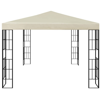Liggende Luifel – Tuinpaviljoen – Tuinkamer – Pergola – Zonnescherm – 3x3 Meter – Stalen Frame Met Ventilerend Polyester Dak