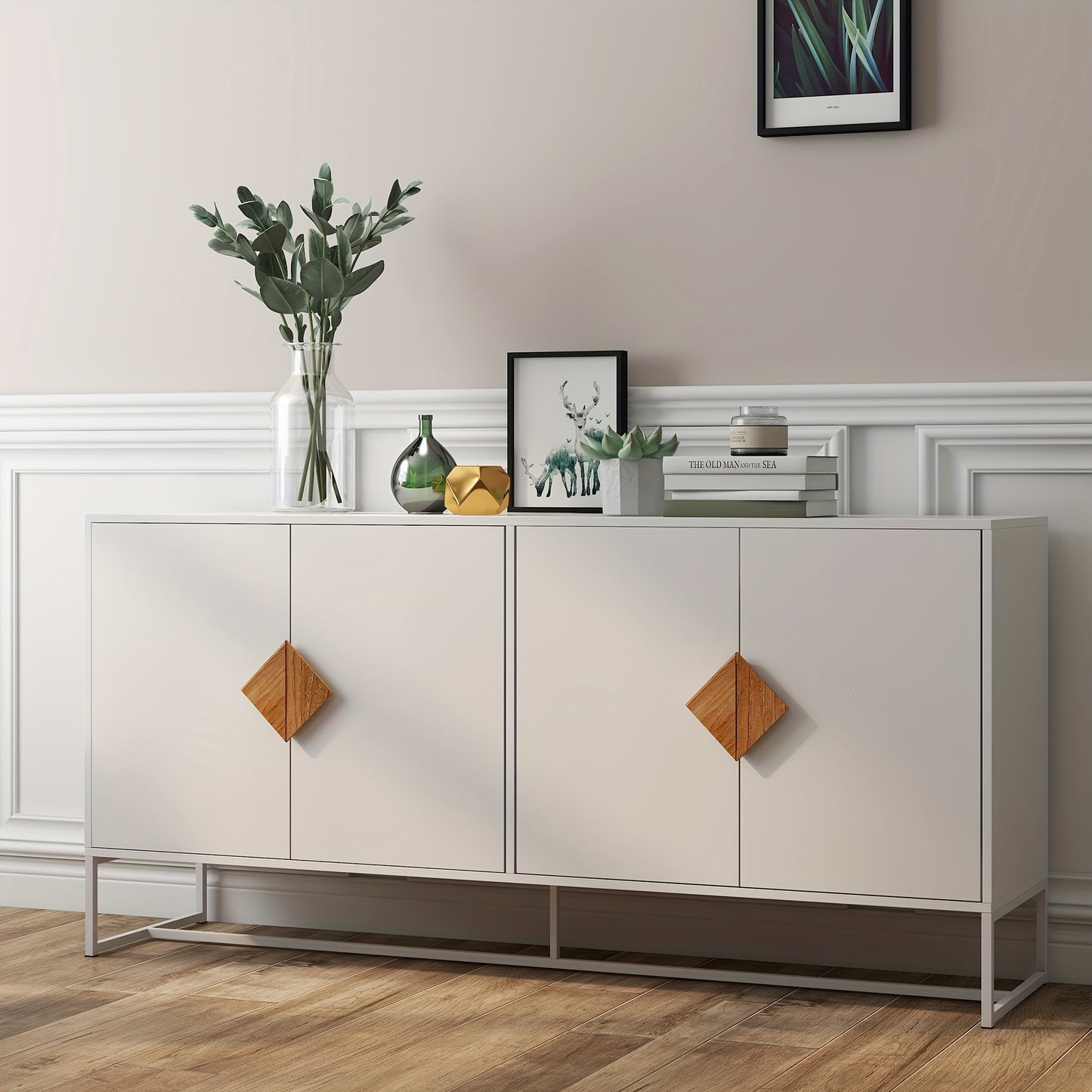 Salontafel – Koffietafel – Tafel – Woonkamertafel – Opbergtafel – Modern Glass Blad – Ruimtebesparend Ontwerp – Wit