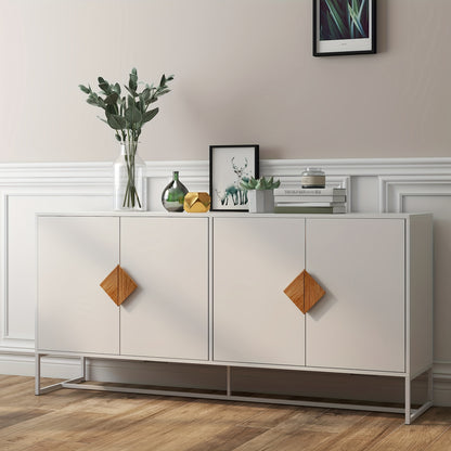 Salontafel – Koffietafel – Tafel – Woonkamertafel – Opbergtafel – Modern Glass Blad – Ruimtebesparend Ontwerp – Wit
