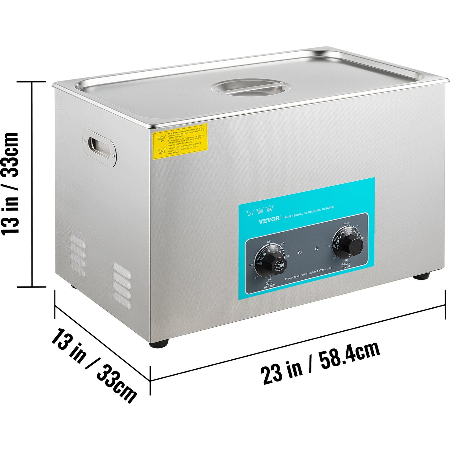 Ultrasone Reiniger – Ultrasoon Reinigingsapparaat – Sieradenreiniger – Brillenreiniger – Horlogereiniger – 30 Liter Inhoud – Roestvrijstalen Reservoir