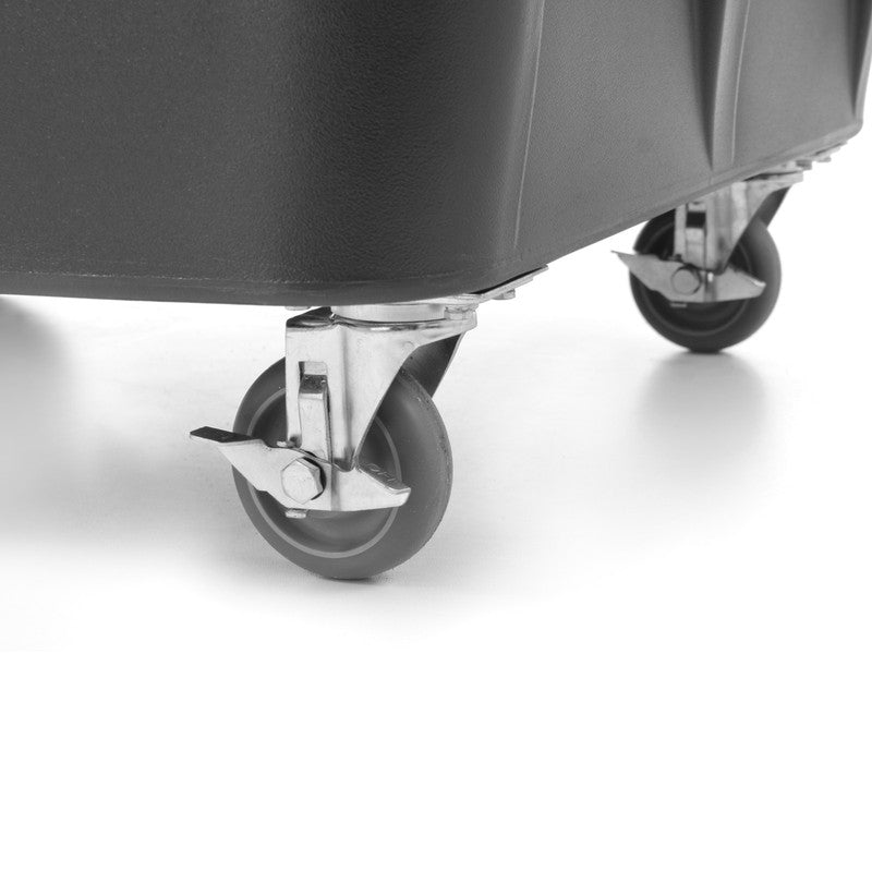 Cateringwagen – Serveerwagen – Dienbladwagen – Serveerkar – Cateringkar – Stevige Polyethyleen Constructie – Voor Borden Tot 300 Mm Met Afdekhoes