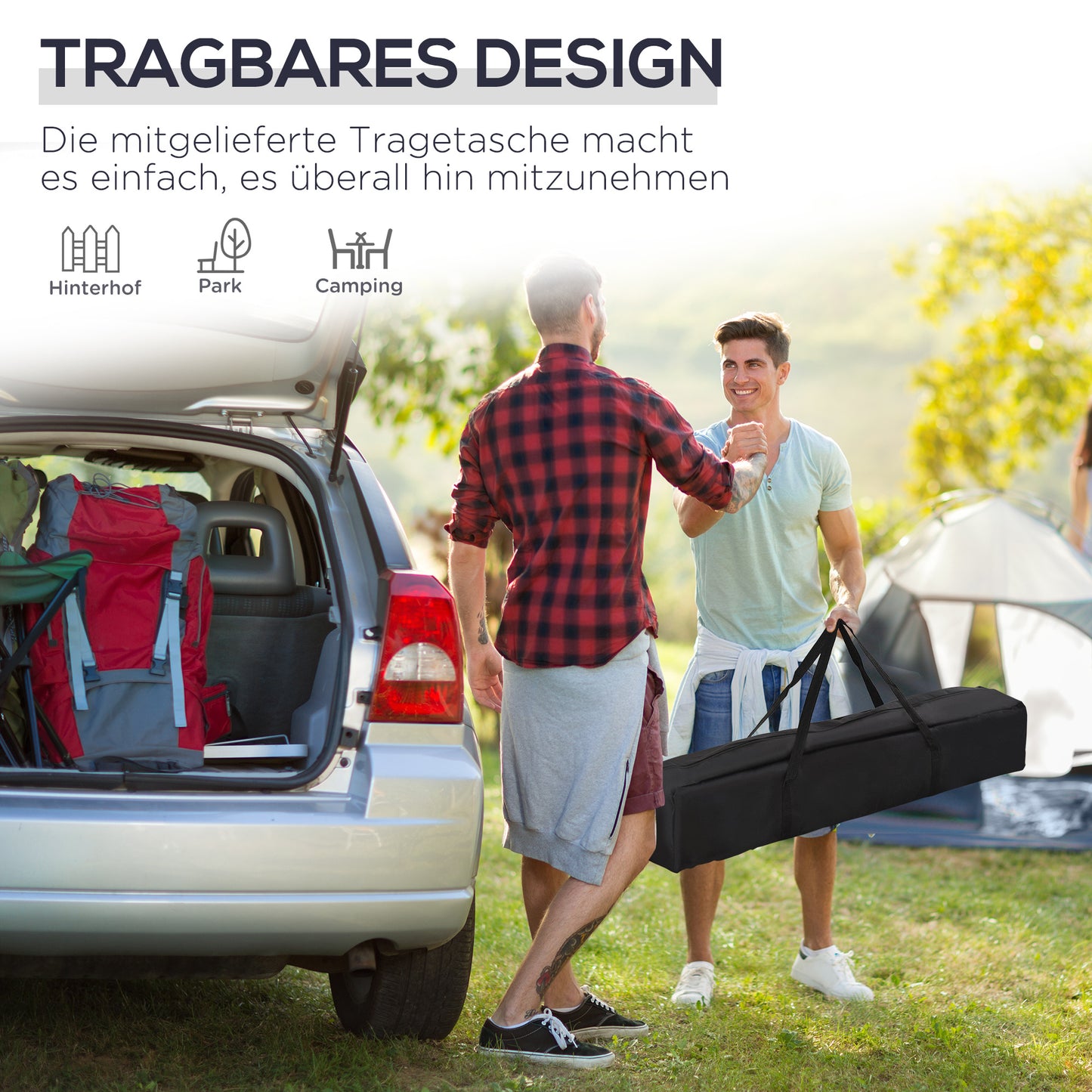 Opvouwbaar Tuinpaviljoen – Tuin Tent – Gazebo – Partytent – Buiten Verblijf – Verstelbare Hoogte – UV Bescherming – Stalen Frame – Blauw – 3 x 3 Meter