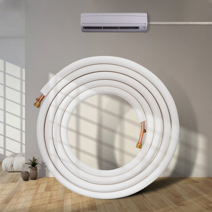 Koperen Leiding – Koperen Buis – Airco Leidingen – HVAC Buizen – Koelleidingen – 25 ft (7,6 m) Lengte – Drievoudige Isolatie