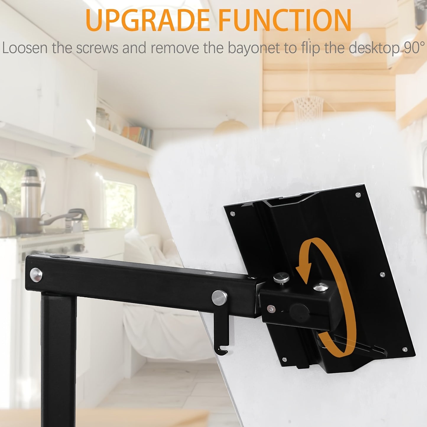Campertafelpoot – Tafelpoot – Opvouwbare Tafelpoten – Verstelbare Tafelpoot – Caravan Tafelsteun – Aluminium – 360° Draaibaar – Hoogte Verstelbaar – 45 kg Draagkracht – Ruimtebesparend Design