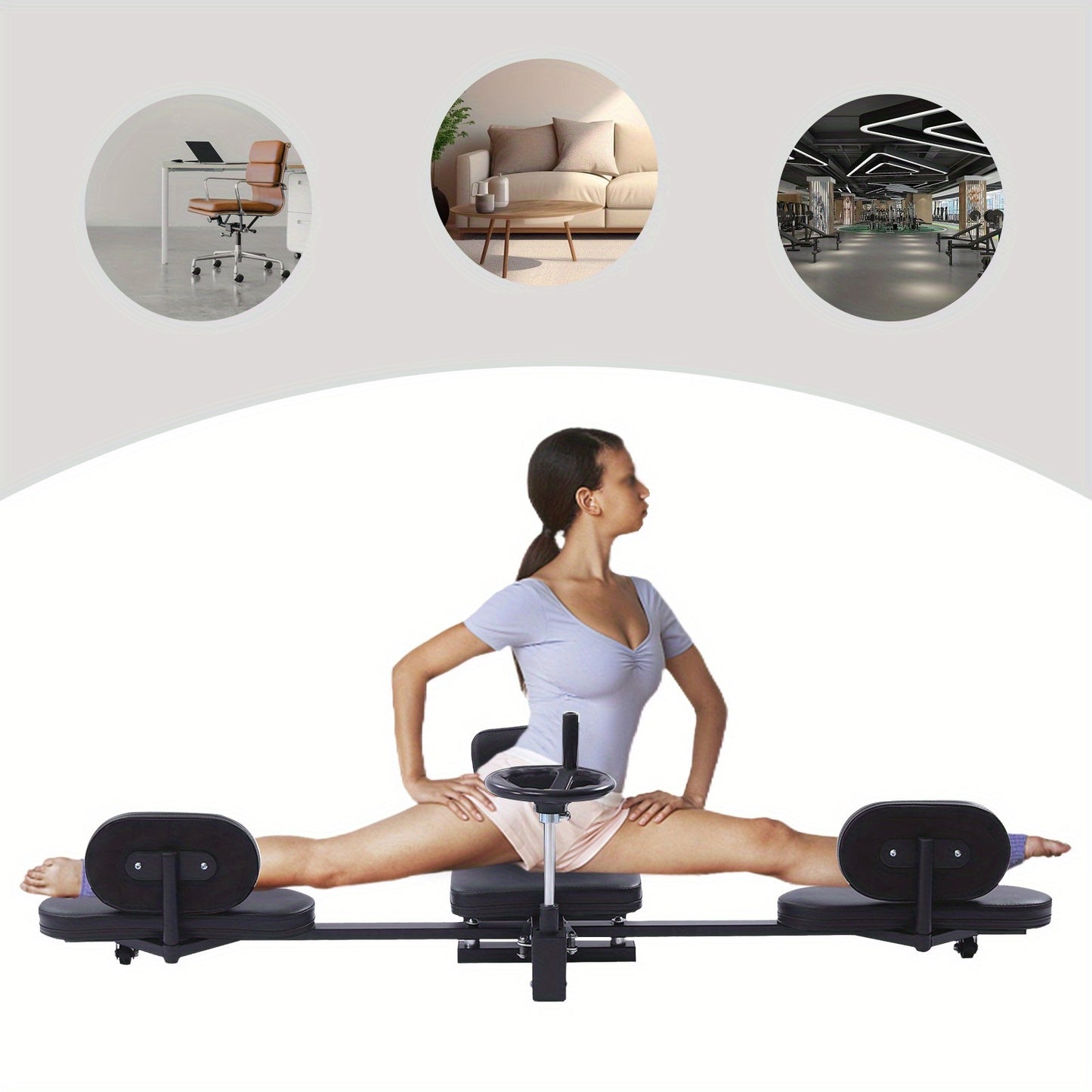 Spiervervoerder – Beenstretcher – Spiertrainer – Stretchapparaat – Flexibiliteitstrainer – Verstelbaar Tot 180° – Stevig Stalen Frame