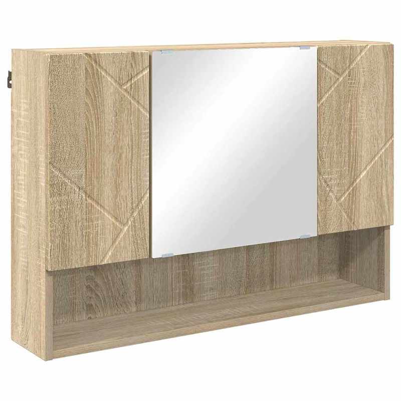 Modern Minimalist Bathroom Furniture Set, Extra Large Bathroom Furniture Set with Storage, Stable Foot Design, Suitable for Bathrooms. Bathroom Furniture Set with Drawer 4pcs Sonoma Oak 30 X 35 X 192 Cm