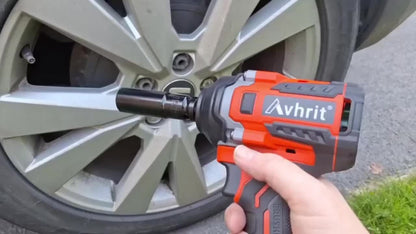 Slagmoersleutel – Slagmoersleutel Accu – Elektrische Momentsleutel – Impact Wrench – 21V 700 Nm Brushless – 2 x 4.0Ah Batterijen – Compact & Krachtig