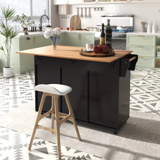 Eetkamerstoel – Stoel – Fauteuil – Zitmeubel – Dining Chair – Zwart & Naturel Hout – Memory Foam Zitting – Stevig Metalen Frame