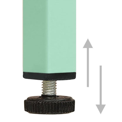 Mintgroene Stalen Kast – Opbergkast – Kledingkast – Bergkast – Vrijstaande Kast – Stevig Staal – Compact 98 cm Hoog