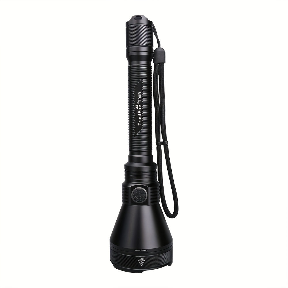 Tactical Zaklamp – Militaire Zaklamp – Oplaadbare Zaklamp – LED Zaklamp – Zoeklicht – 4800 Lumen – Aluminium Behuizing