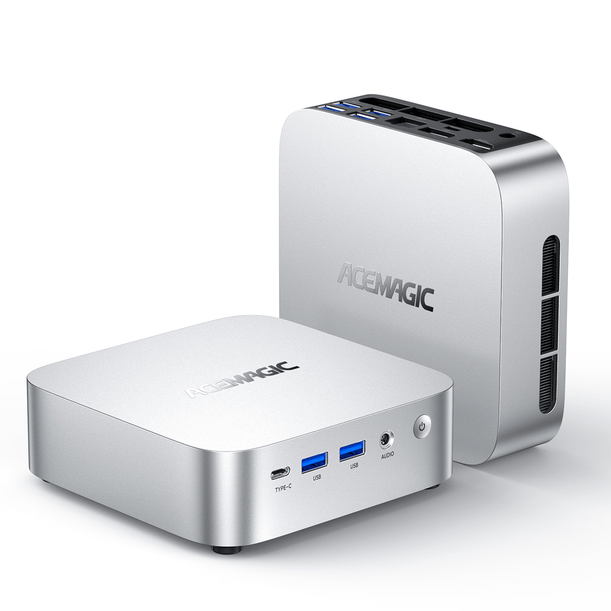 Mini PC – Mini Computer – Compact Pc – Kleine Desktop – Windows Pc – AMD Ryzen 7 – 32GB DDR4 – 512GB M.2 SSD – Wifi 6E – Bluetooth 5.2 – Triple 4K Display – Type-C