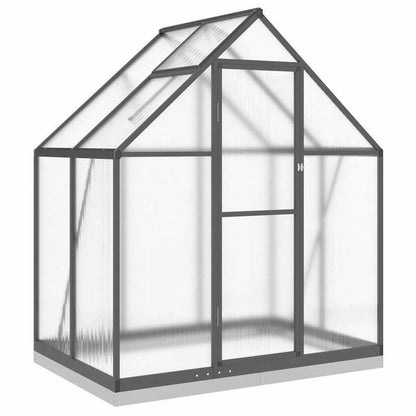 Kweekkas – Plantenkas – Serre – Tuinkas – Groentekas – Aluminium Frame – Antracieten Basis – 169x114x202 cm – Robuust & Weerbestendig