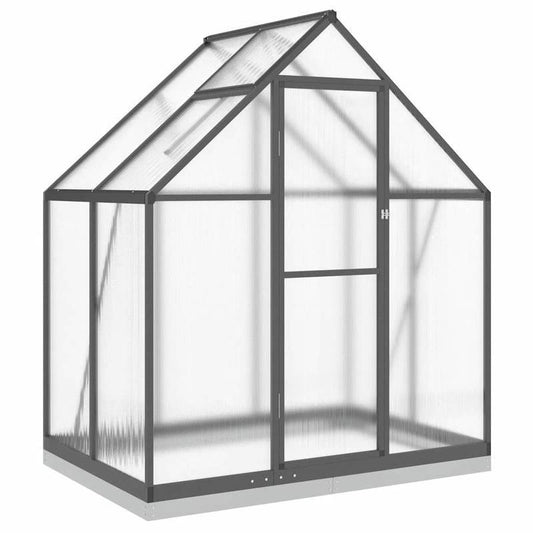 Kweekkas – Plantenkas – Serre – Tuinkas – Groentekas – Aluminium Frame – Antracieten Basis – 169x114x202 cm – Robuust & Weerbestendig