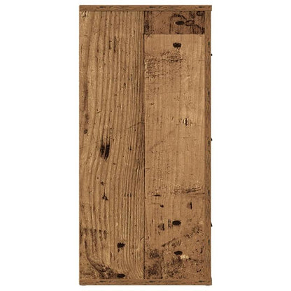 Sideboard 80x33x70cm edited wood oud woodkleurig Removable storage practical