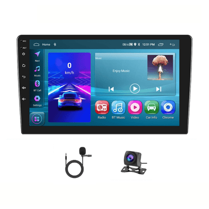 Autoradio – Auto Stereo – Multimedia Speler – Inbouw Radio – DAB+ Radio – 9 Inch HD Touchscreen – Android 13 & Draadloos CarPlay – GPS Navigatie & Wifi
