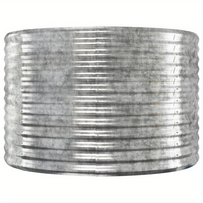 Plantenbak – Bloembak – Tuinbak – Bloempot Bak – Buiten plantenbak – Zilverkleurig Gepoedercoat Staal – Weerbestendig – 554x100x68 cm