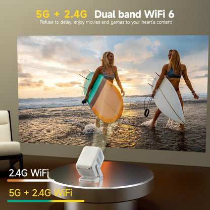 Android 11 Magcubic HY310X Built in Android 11 System 180°Flexible Rotating Projector with Auto Focus and Auto Vertical Keystone Portable Projector