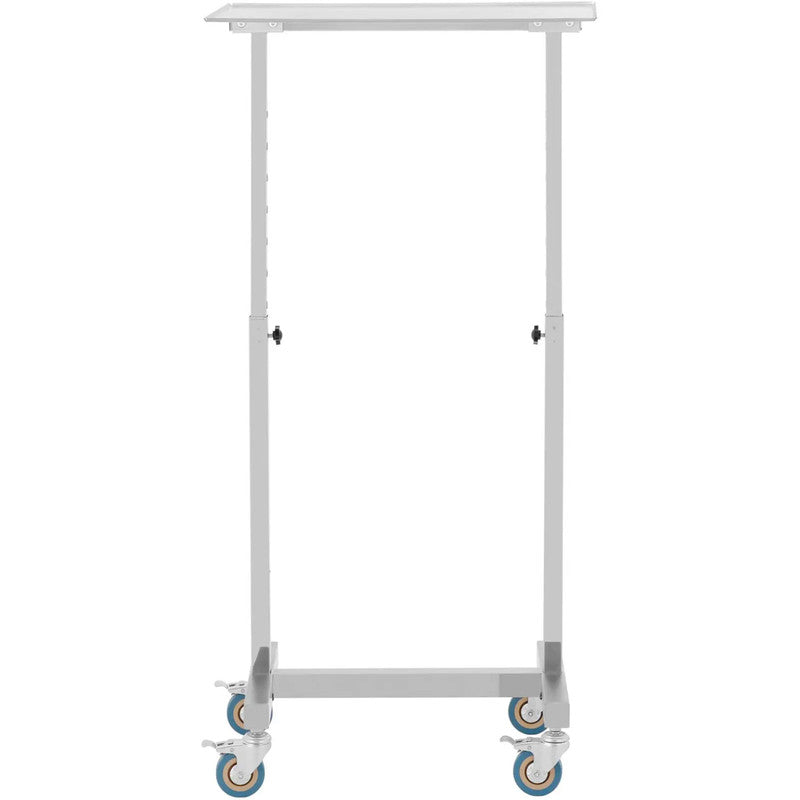 Gereedschapswagen – Werkplaatswagen – Montagewagen – Instrumententrolley – Rolwagen – Verstelbare Werkhoogte – Roestvrijstalen Werkblad 60x40 cm