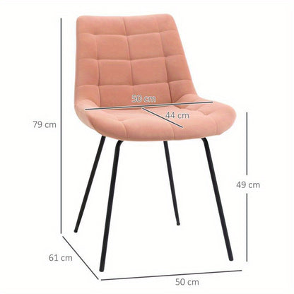 Eetkamerstoelen – Stoelen – Kuipstoelen – Woonkamerstoelen – Keukenstoelen – Vintage Design – Velvet Bekleding – Metalen Poten – Comfortabele Rugleuning