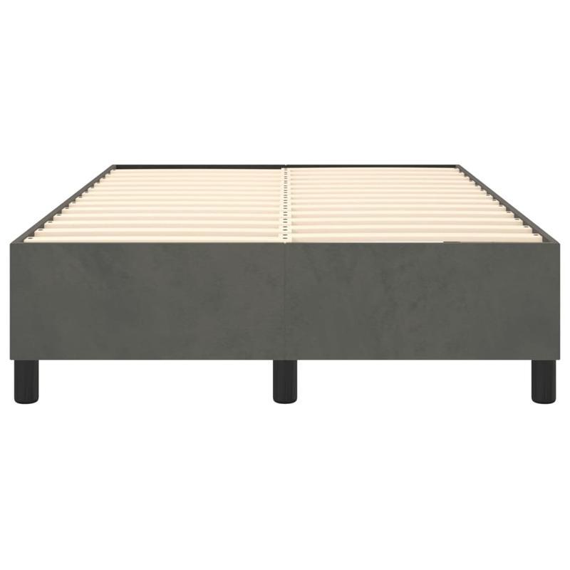 Modern Minimalist Bed Frame - Heavy-Duty Platform Bed with Easy Assembly, No Box Spring Needed, Sturdy Wooden Construction - Mattress-Friendly Design for All Seasons - Ideal for Small Spaces & Contemporary Bedrooms - Grigio S