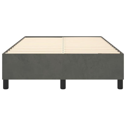 Modern Minimalist Bed Frame - Heavy-Duty Platform Bed with Easy Assembly, No Box Spring Needed, Sturdy Wooden Construction - Mattress-Friendly Design for All Seasons - Ideal for Small Spaces & Contemporary Bedrooms - Grigio S
