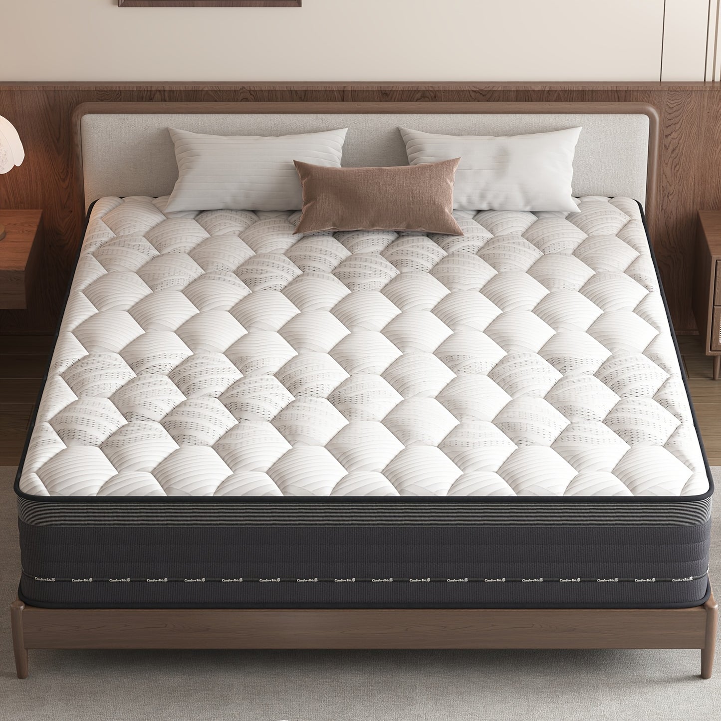 Matras – Pocketveringmatras – 7-Zones Matras – Hybrid Matras – Tweepersoonsmatras – Medium Stevig – 140x200 cm – Ademend & Ergonomisch