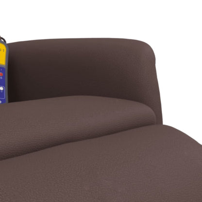 Stoel – Fauteuil – Relaxstoel – Draaistoel – Verstelbare Stoel – Kunstleer – 360° Draaibaar – Bruin