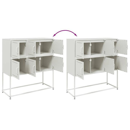 Sideboard 100.5x39x107cm steel wit Practical and removable