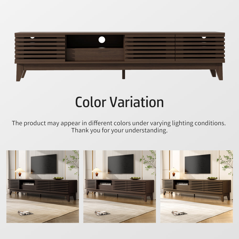 A TV cabinet with one drawer and three doors, TV furniture, TV panels, TV stools, TV cabinets. The unique design, measuring 170cm in width, 35cm in depth and 40cm in height, provides ample space for your TV and other multimed