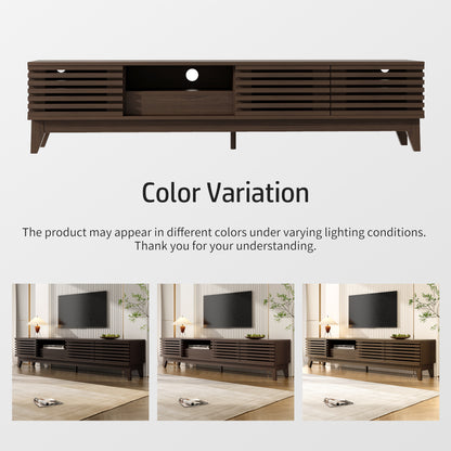 A TV cabinet with one drawer and three doors, TV furniture, TV panels, TV stools, TV cabinets. The unique design, measuring 170cm in width, 35cm in depth and 40cm in height, provides ample space for your TV and other multimed