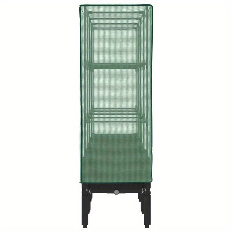 Plantenbak verhoogd met kashoes 160x40x140cm rattanlook