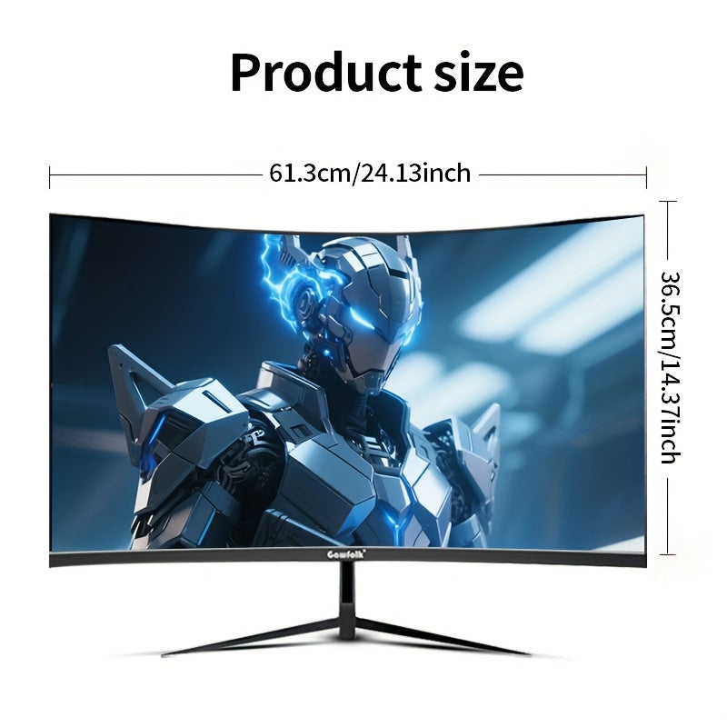 27-inch Gaming Monitor – Curved Scherm – PC Monitor – Computerbeeldscherm – Frameloos Design – 165Hz Verversing – FreeSync Technologie