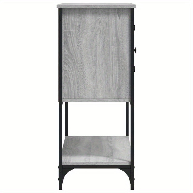 Sideboard 100X36X85 Cm Finished Wood Gray Sonoma