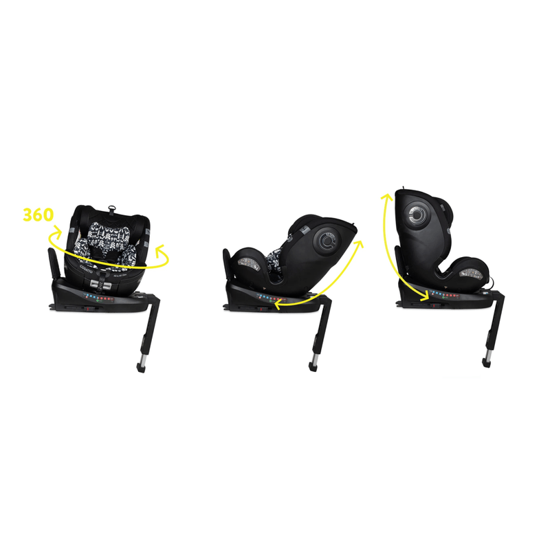 Autostoel – Kinderzitje – Babyautostoel – Meegroei Stoel – Veiligheidsstoel – 0-36 kg – 360° Draaibaar – i-Size Norm