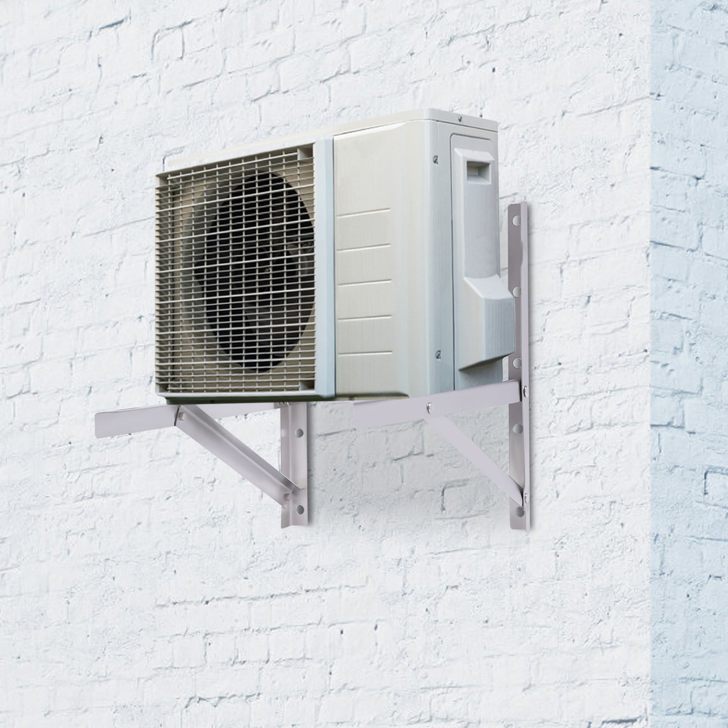 Wandbeugel Airconditioner – Beugel Wandmontage – Houder Buitenunit – Steun Airco – 201 Roestvrij Staal – Draagvermogen 200 kg – Verhoogd Ontwerp Tegen Vuil en Weersinvloeden