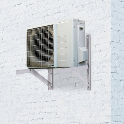 Wandbeugel Airconditioner – Beugel Wandmontage – Houder Buitenunit – Steun Airco – 201 Roestvrij Staal – Draagvermogen 200 kg – Verhoogd Ontwerp Tegen Vuil en Weersinvloeden