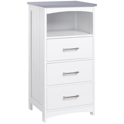 Badkamerkast – Opbergkast – Kolomkast – Wastafelonderkast – Spiegelkast – Compact 40x33x80 cm – MDF Spaanplaat Hoogwaardig