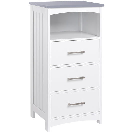 Badkamerkast – Opbergkast – Kolomkast – Wastafelonderkast – Spiegelkast – Compact 40x33x80 cm – MDF Spaanplaat Hoogwaardig