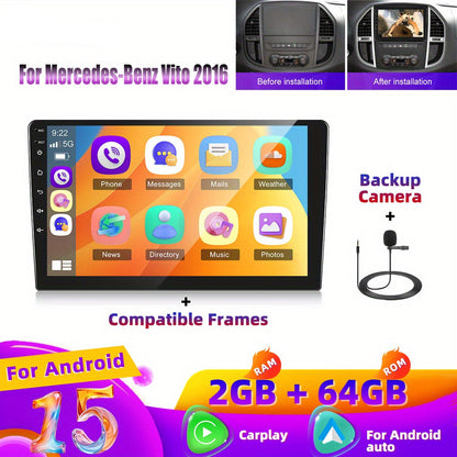 Autonavigatie – Autoradio – Navigatiesysteem – Carplay – Android Auto – 10,1 Inch Touchscreen – Draadloos Carplay & Android Auto