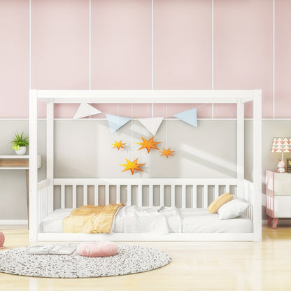 Canopy Bed 90 X 200cm, Bed Frame