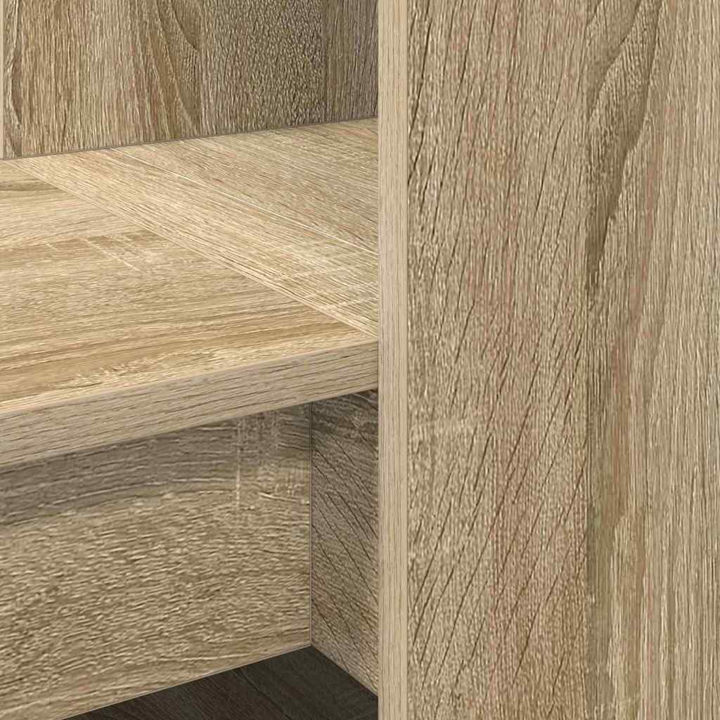 Bureau – Schrijftafel – Werktafel – Studiebureau – Thuiswerkplek – Sonoma Eiken – Krasbestendig – Vrijstaand Ontwerp