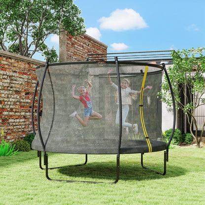Tuintrampoline – Springkussen – Outdoor Trampoline – Speeltoestel – Veiligheidstrampoline – Ø 305 cm – Veiligheidsnet – 54 Stalen Veren – U-vormige Stalen Poten