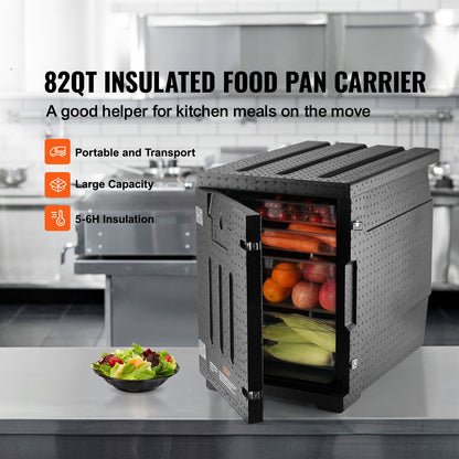 Warmebox – Voedselcontainer – Geïsoleerde Koelbox – Thermobox – Frigo Box – 82 QT inhoud – Duurzame LLDPE Isolatie – Lange Warmtebehoud 4-6 uur