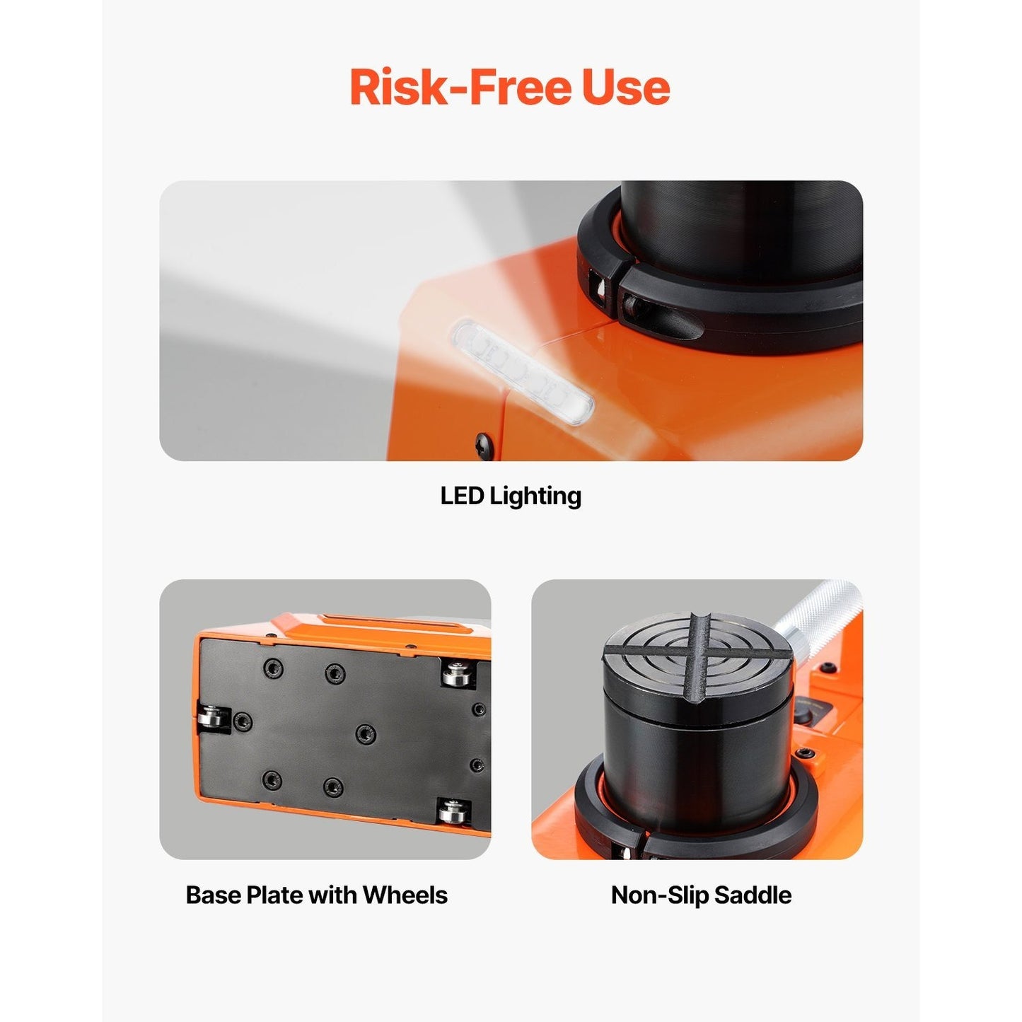 Autokrik – Elektrische Krik – Garagekrik – Hydraulische Krik – Auto Jack – 15 Ton Draagvermogen – Ingebouwde LED Verlichting