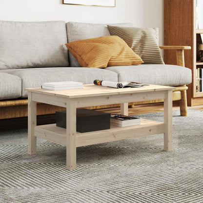 Bijzettafel – Salontafel – Koffietafel – Banktafel – Receptietafel – Massief Pine Hout – 80x50x40 cm – Stevig & Duurzaam