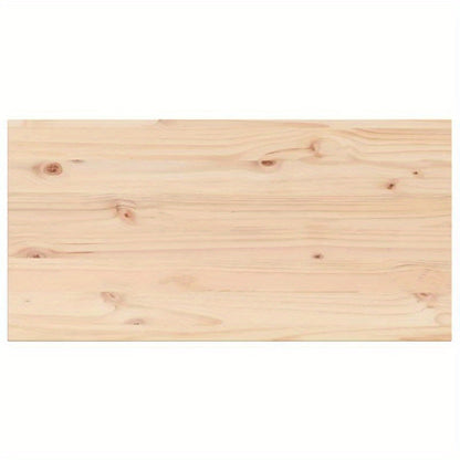 Tafelblad – Werkblad – Bureaublad – Eettafelblad – Rechthoekig – Massief Vurenhout – 90x45x2,5 cm – Set van 4