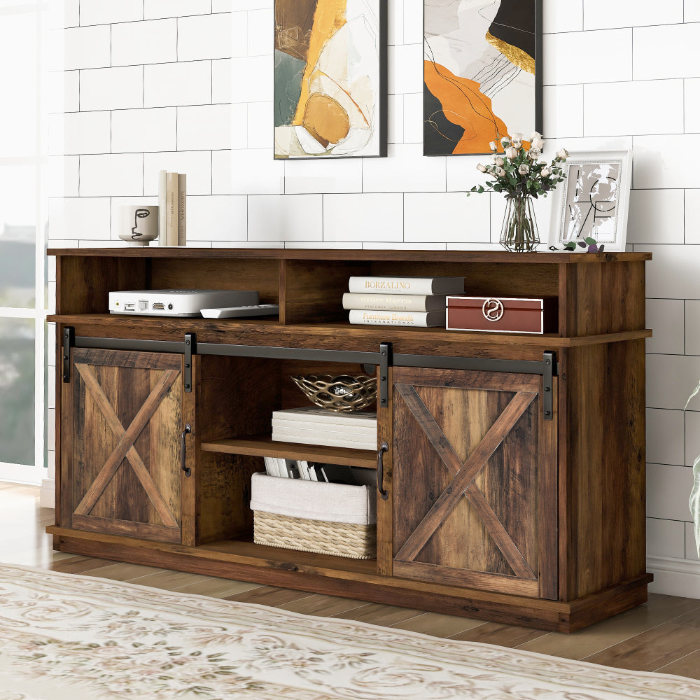 TV Meubel – TV Kast – Entertainmentmeubel – Media-Meubel – TV-Dressoir – Ruim Opbergmeubel – Geschikt voor TV’s tot 65 inch – Stevig Vloermodel