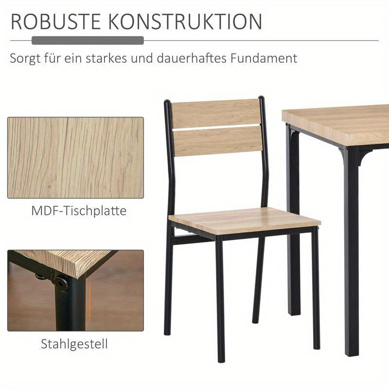 Modern kitchen furniture, quick assembly, space saving, country style dining table suitable for living room, dining room, kitchen, Spacesaving Furniture, Contemporary Design, Easy Assembly, Farmhouse Enthusiasts