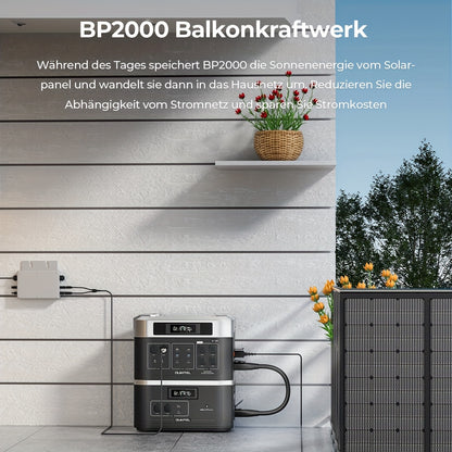 Powerstation – Draagbare Generator – Energiecentrale – Noodstroomvoorziening – Draagbare Accu – 2048Wh Capaciteit – 2200W Continu Vermogen